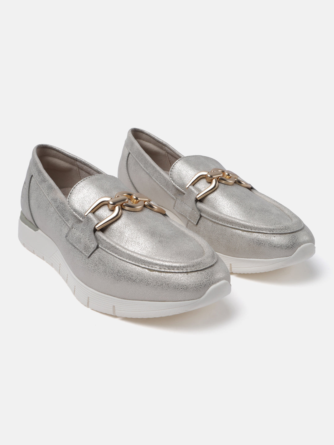 BAGATT Ornella Gold Casuals Slip-Ons
