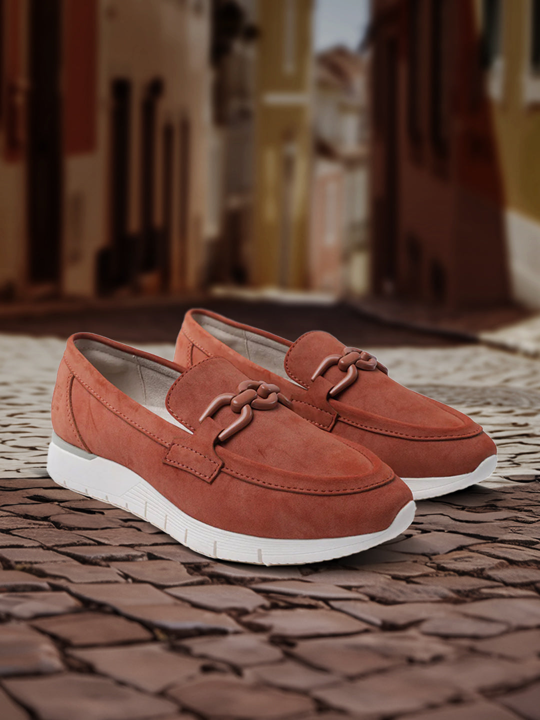 BAGATT Ornella Orange Casuals Slip-Ons