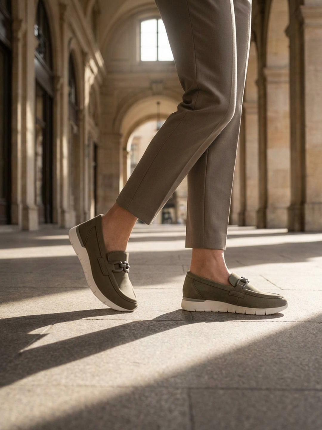 BAGATT Ornella Light Green Casuals Slip-Ons