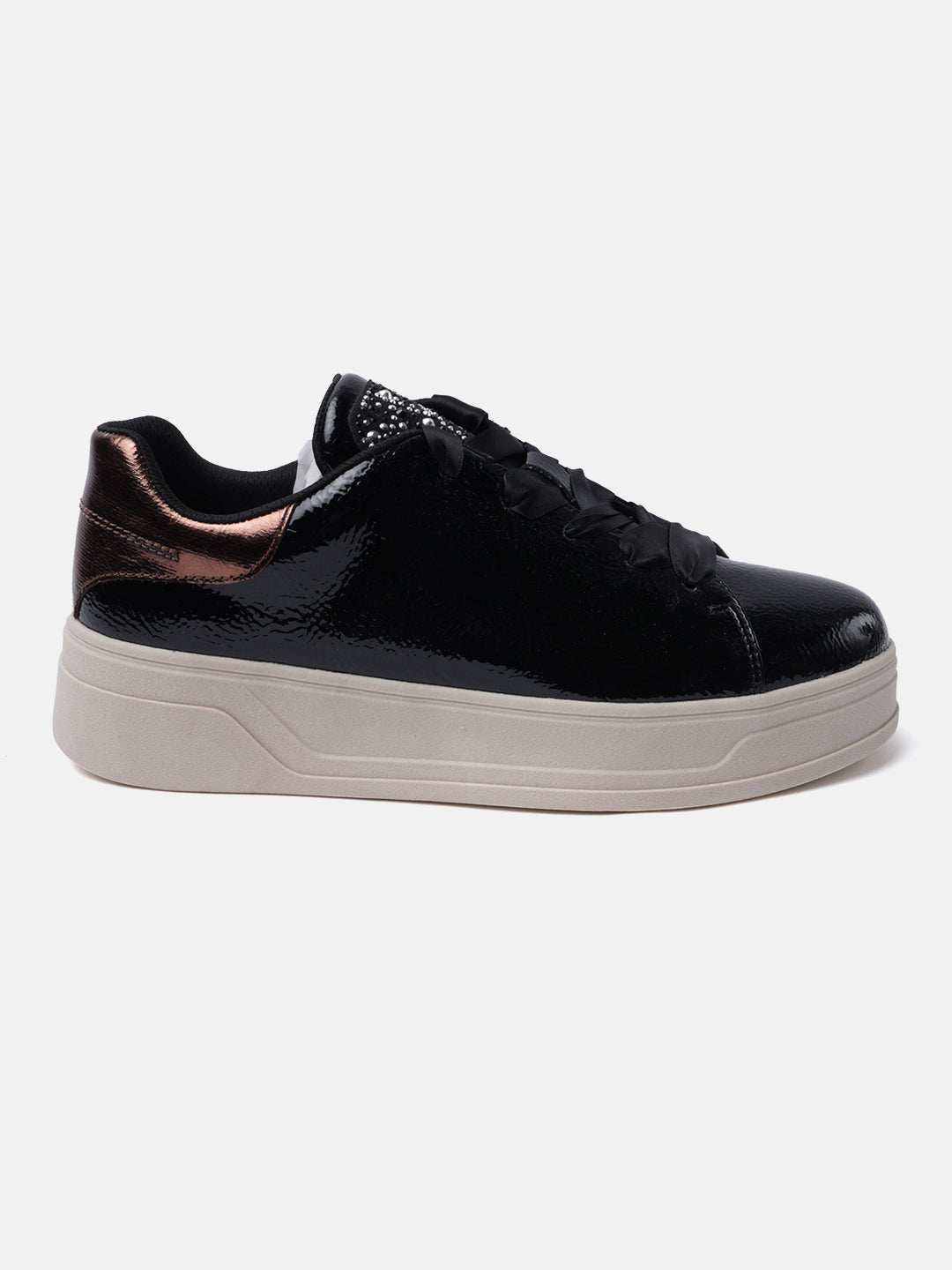 BAGATT Piper Evo Black Mid Top Sneakers