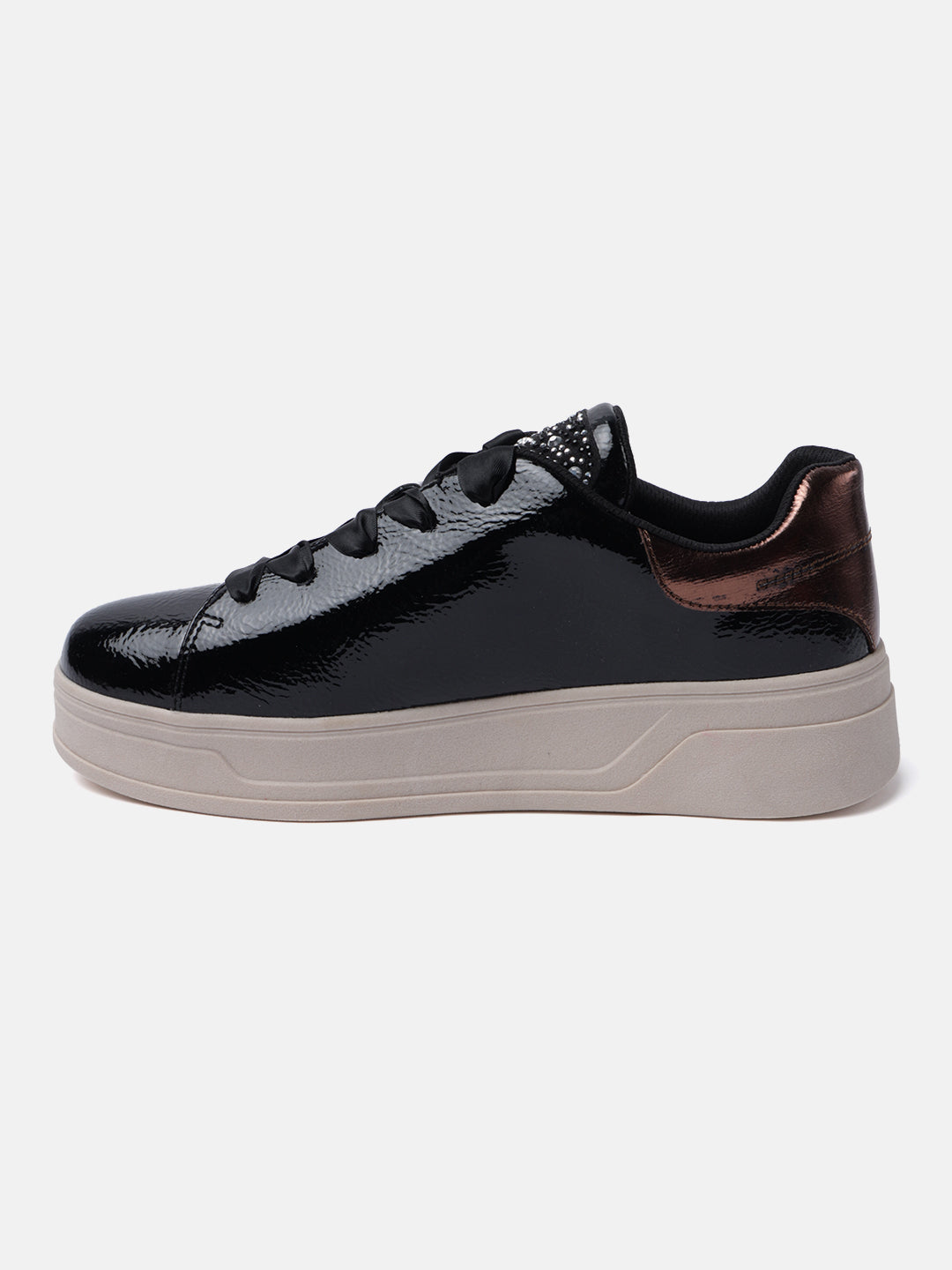 BAGATT Piper Evo Black Mid Top Sneakers