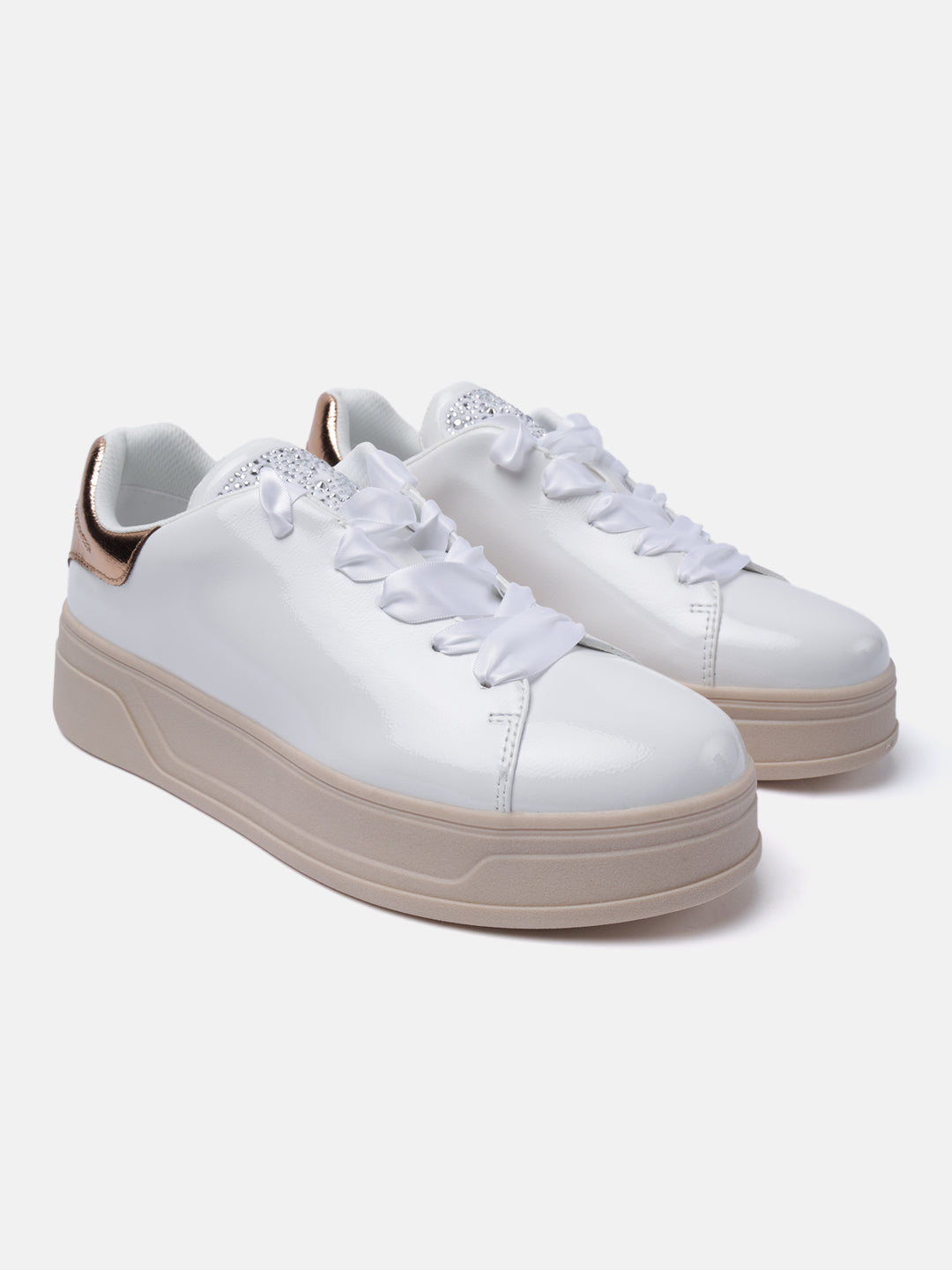 BAGATT Piper Evo White Mid Top Sneakers