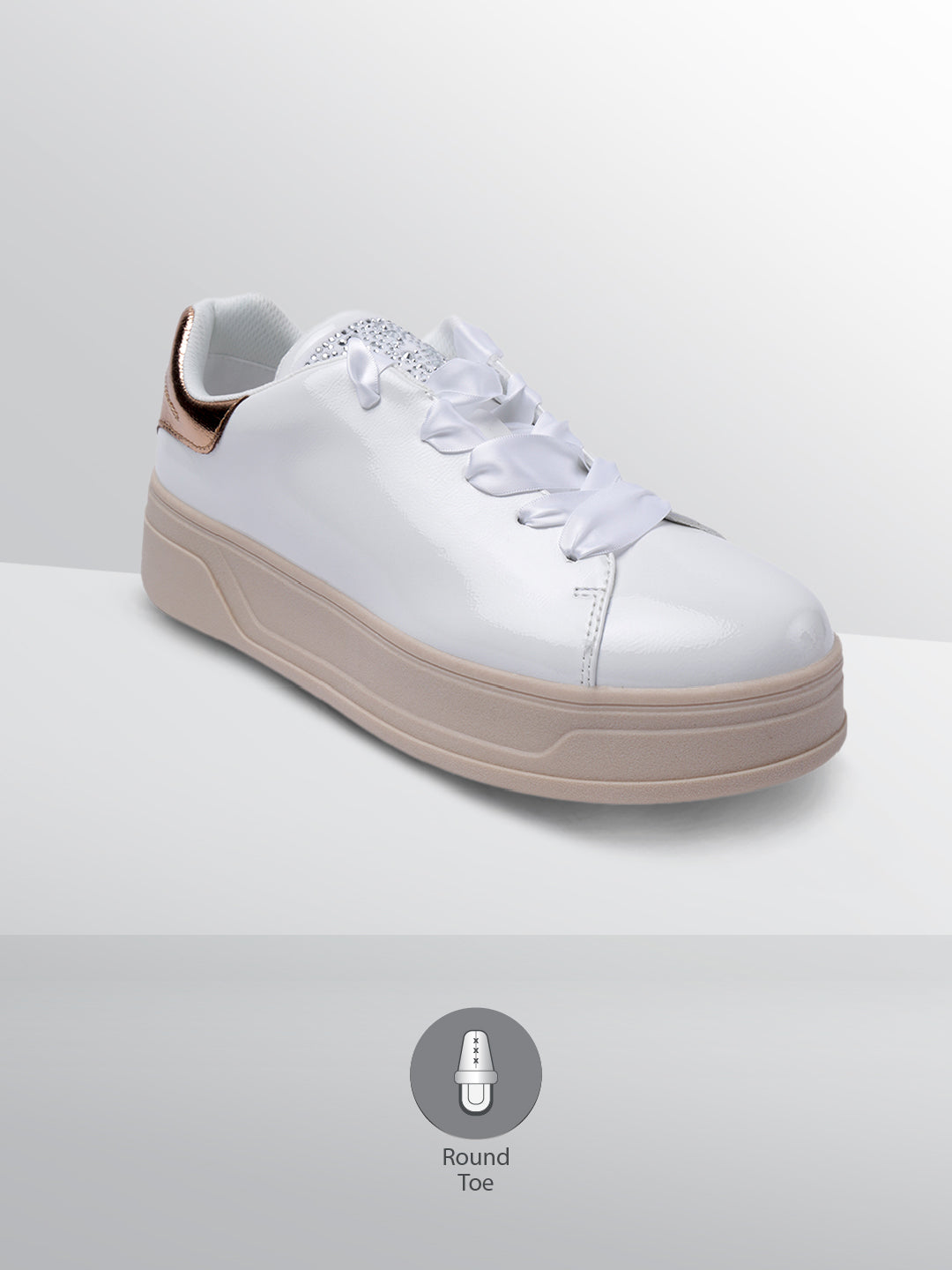 BAGATT Piper Evo White Mid Top Sneakers