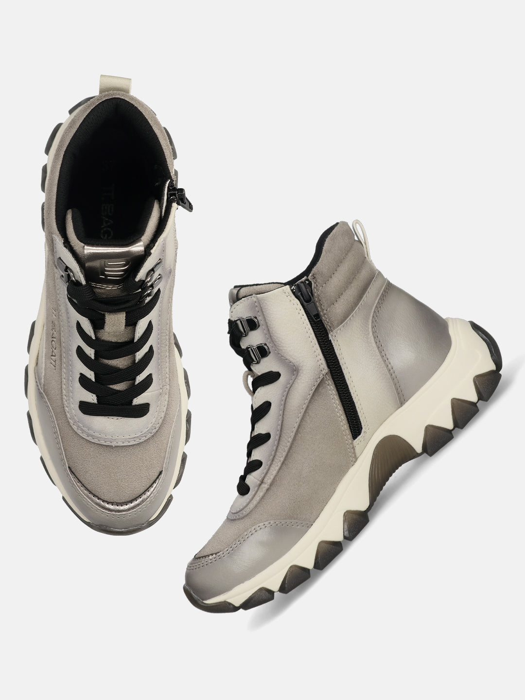 TT.BAGATT Yoko Grey High Top Sneakers