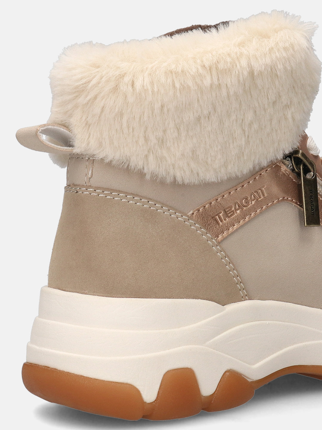 TT.BAGATT Yoko Revo Beige High Top Sneakers