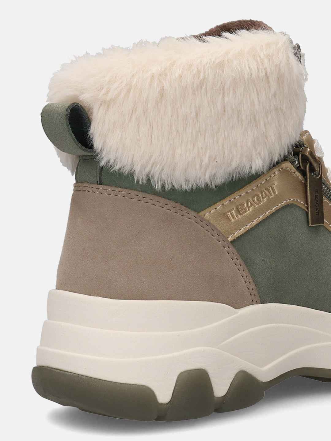 TT.BAGATT Yoko Revo Dark Green High Top Sneakers