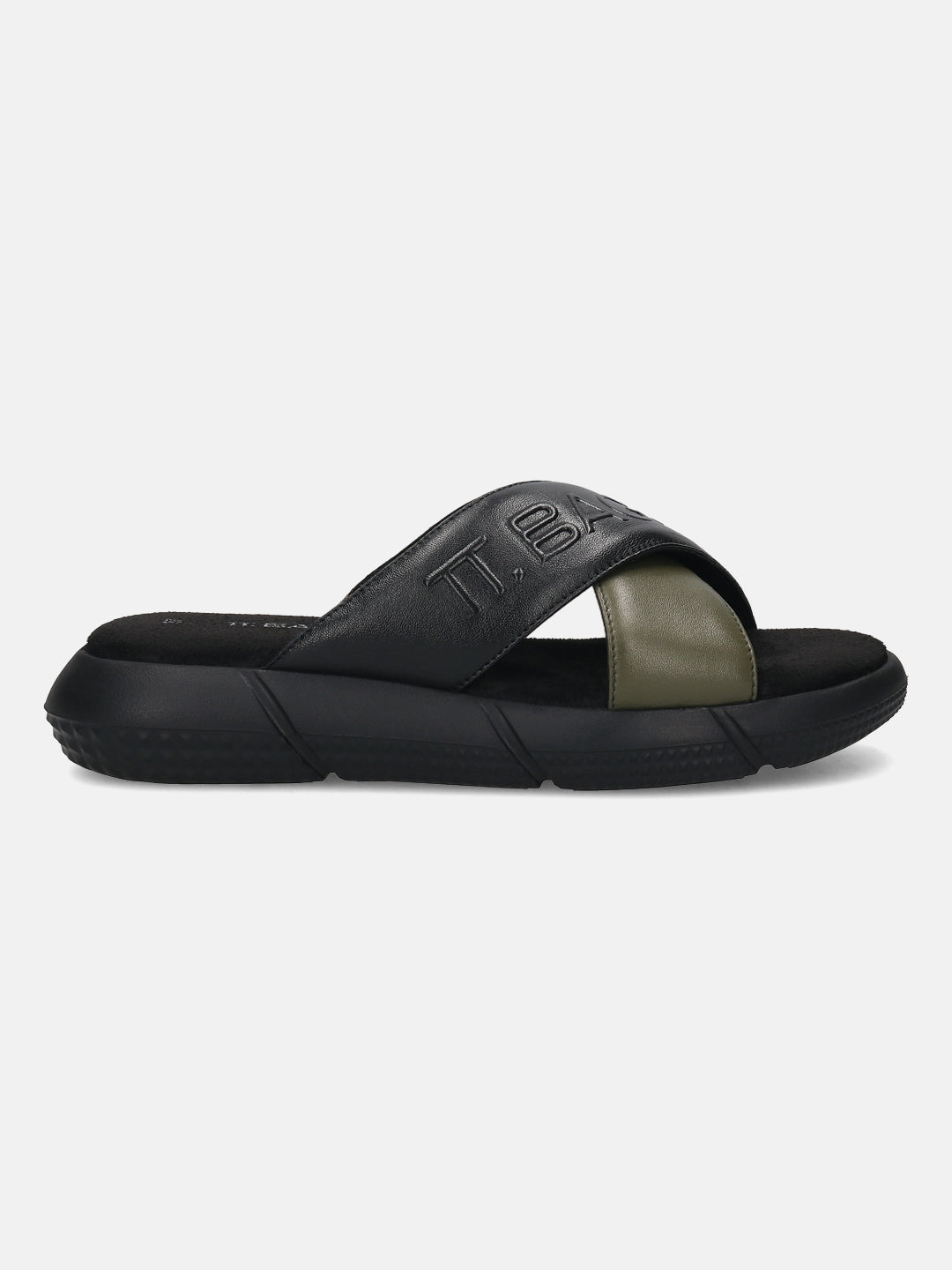 TT.BAGATT Jersey Black Premium Leather Back Strap