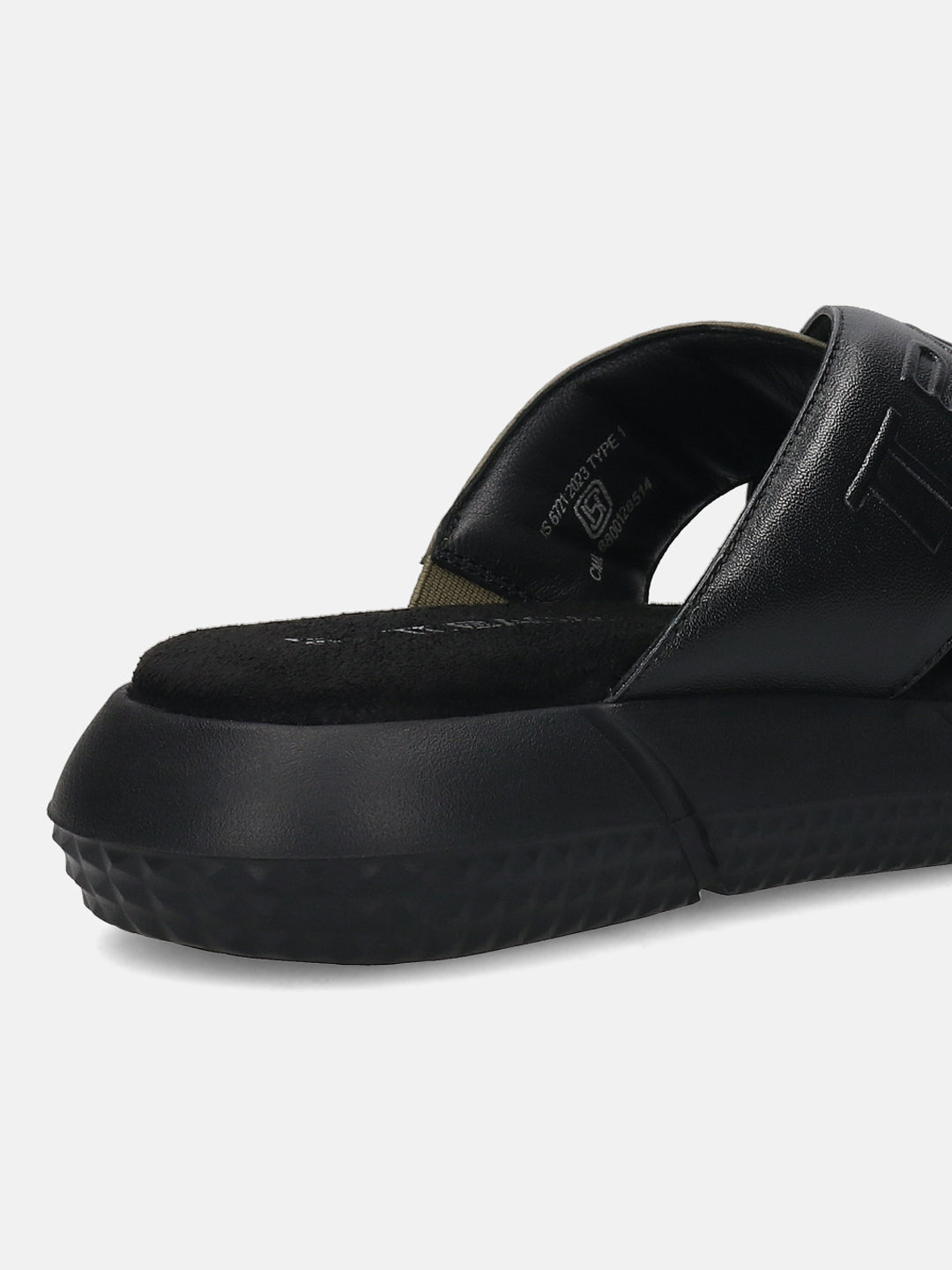 TT.BAGATT Jersey Black Premium Leather Back Strap