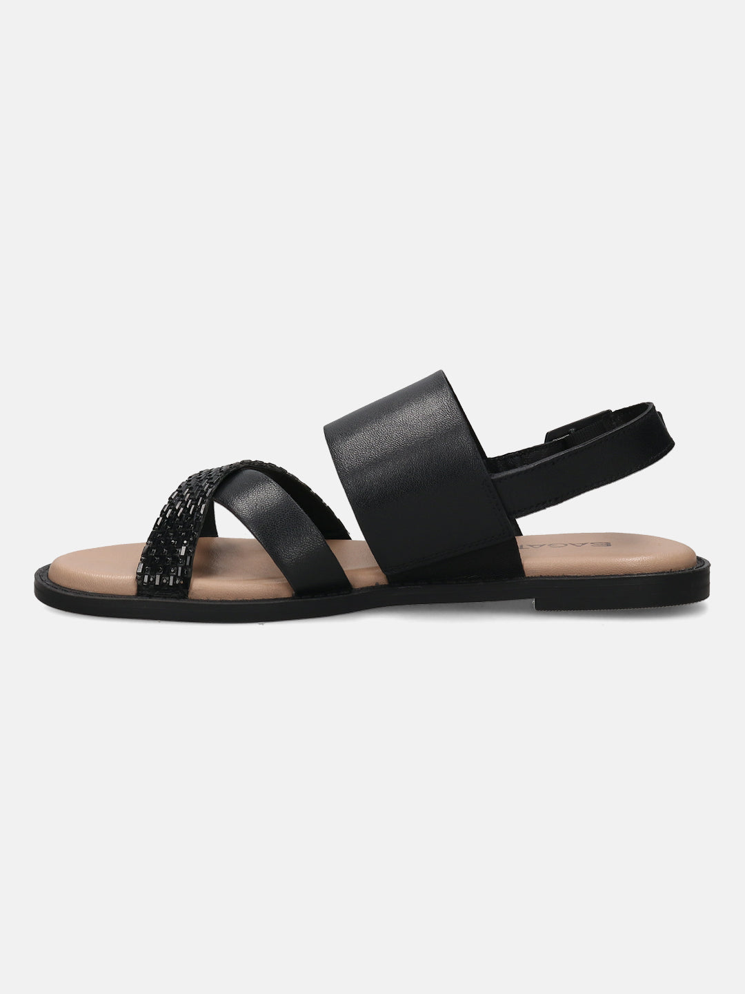 BAGATT Goldy Black Premium Leather Back Strap