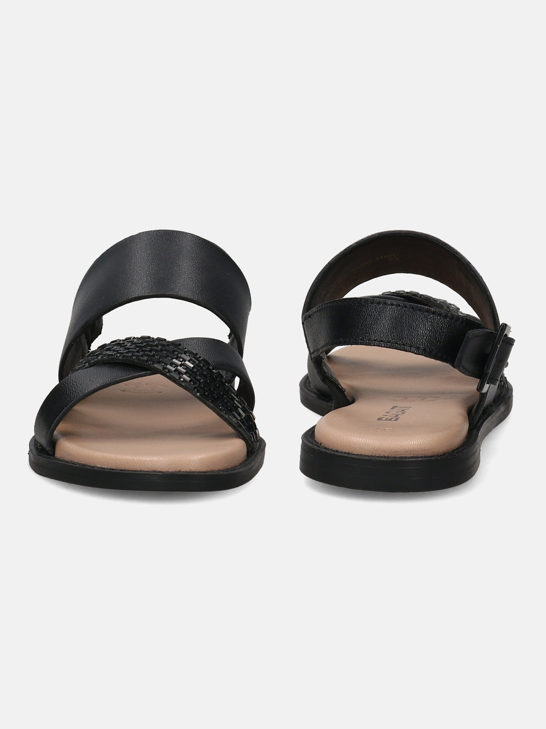 BAGATT Goldy Black Premium Leather Back Strap