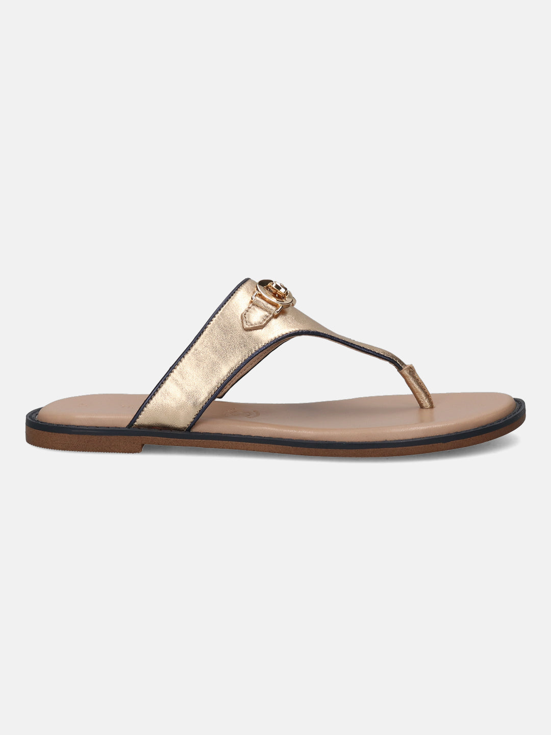 TT.BAGATT Goldy Gold Premium Leather Thongs