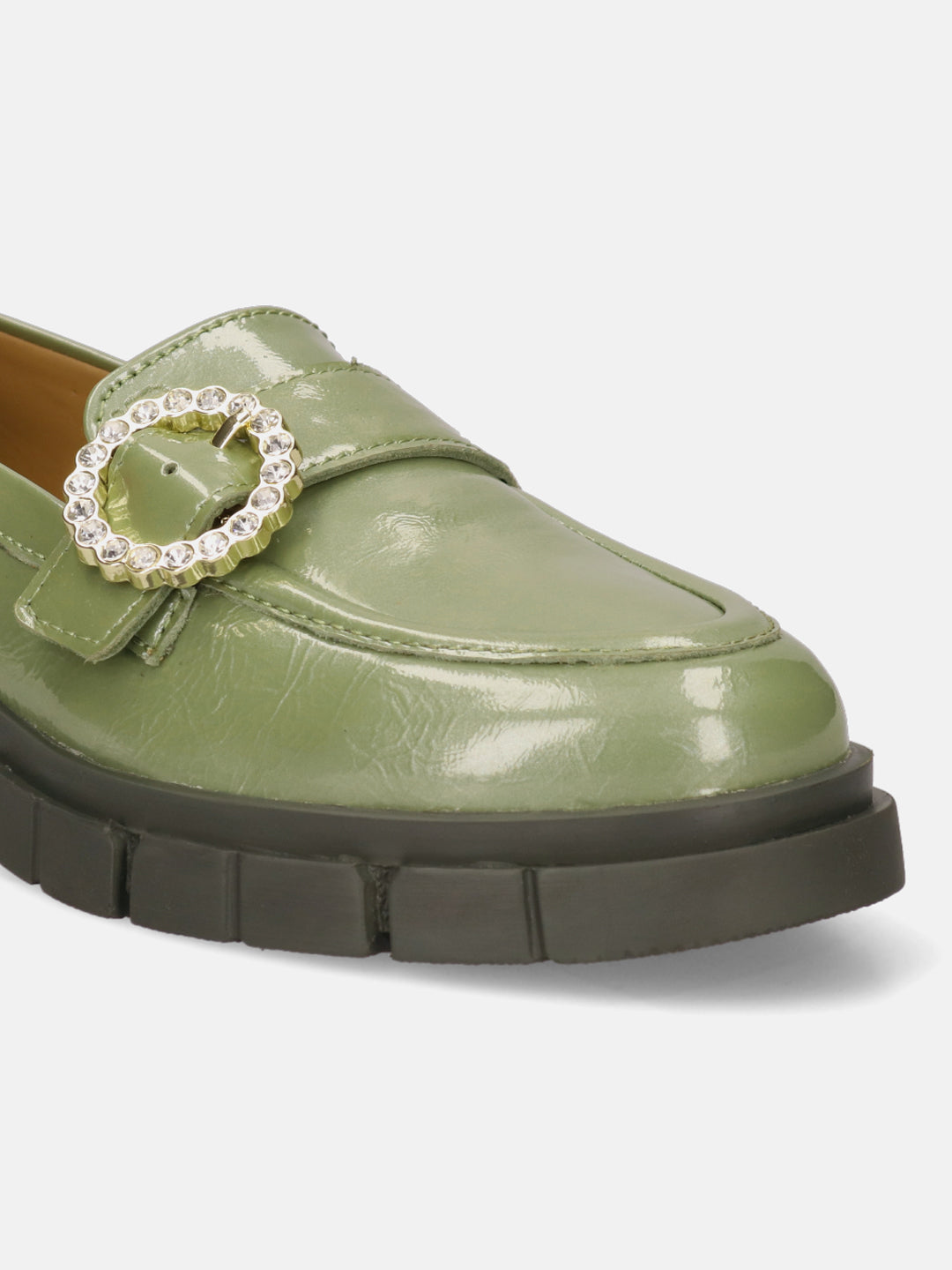 BAGATT Premium Leather Light Green Loafers