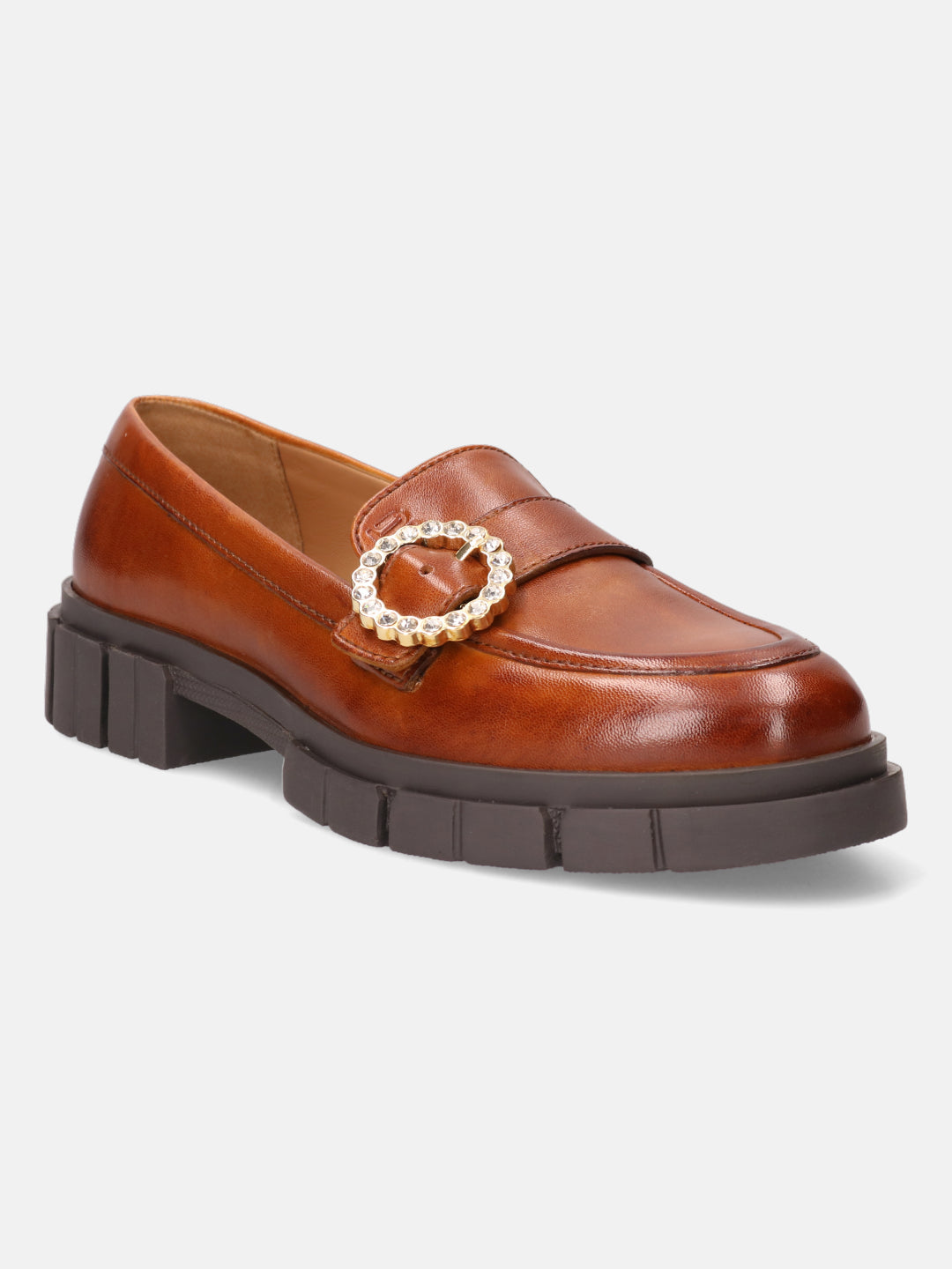 BAGATT Premium Leather Cognac Loafers