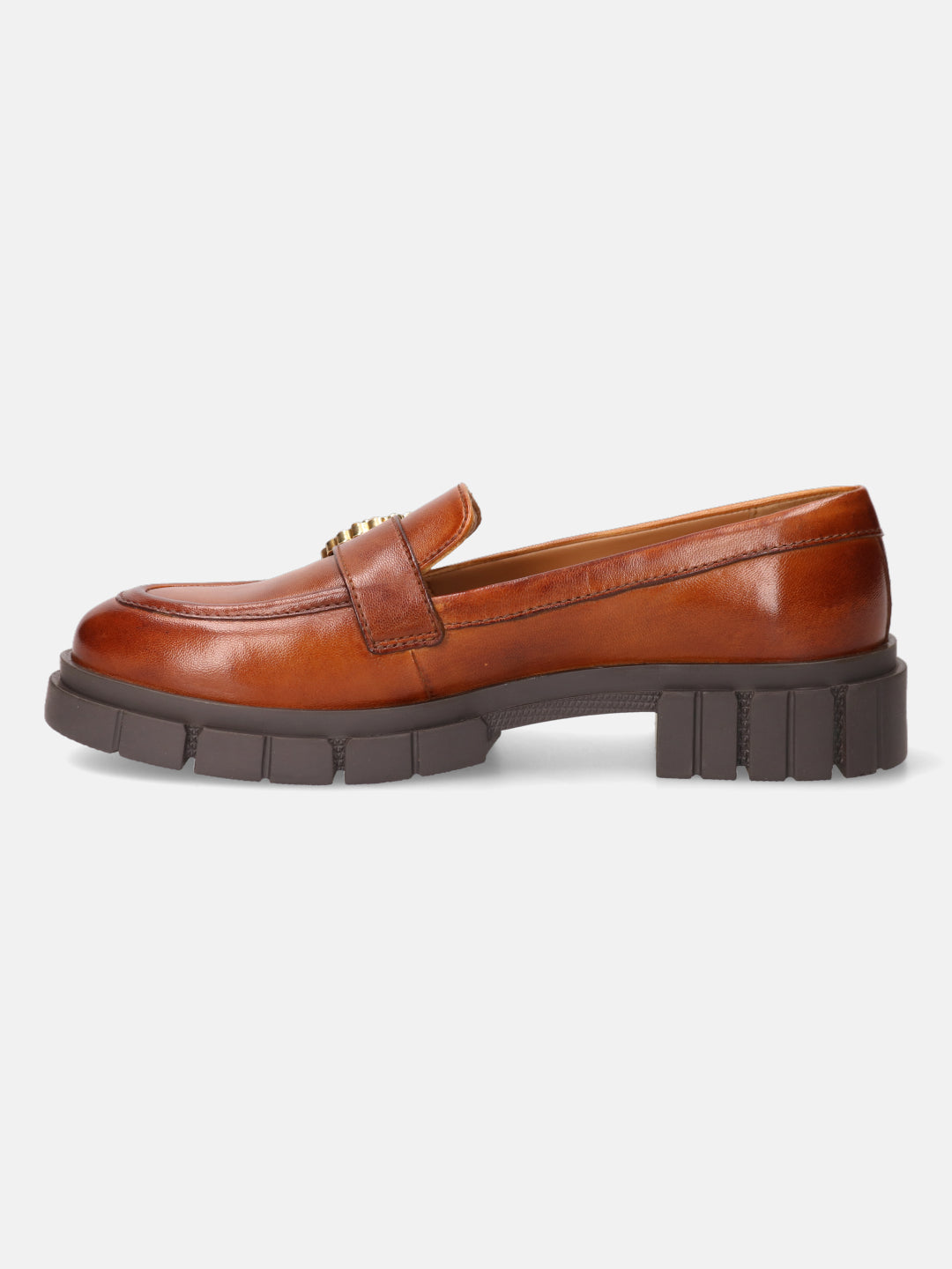 BAGATT Fiona Cognac Premium Leather Loafers Slip-Ons