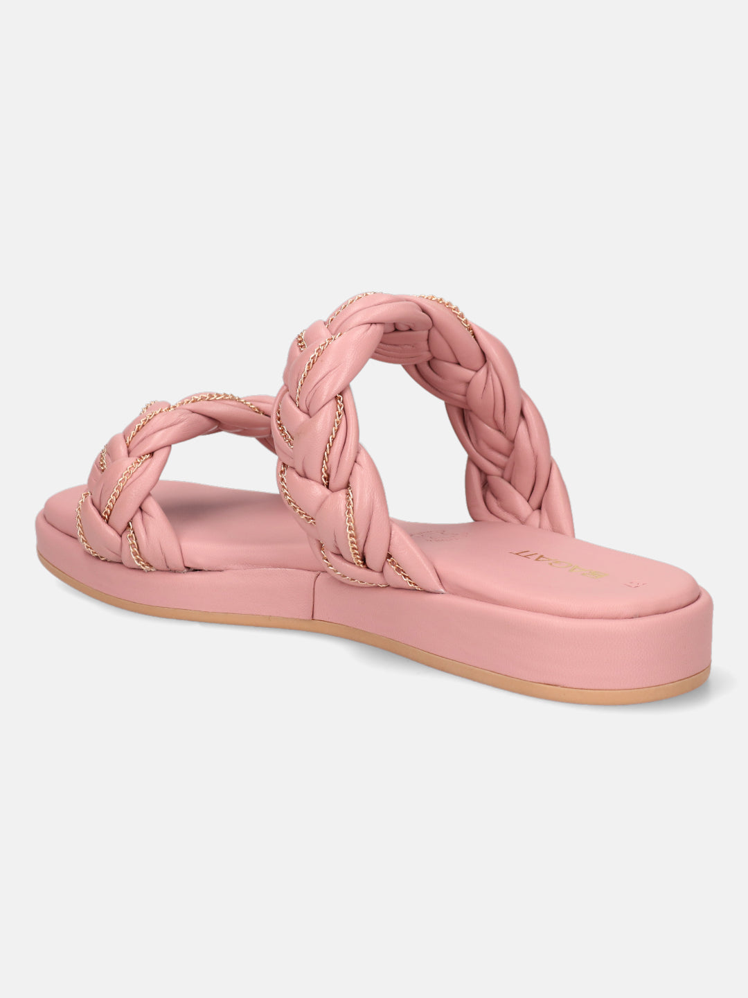 BAGATT  Ravenna Rose Premium Leather Flatform Sandals