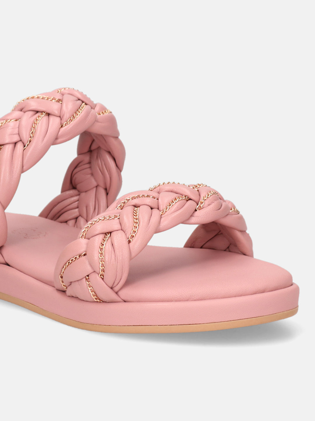 BAGATT  Ravenna Rose Premium Leather Flatform Sandals
