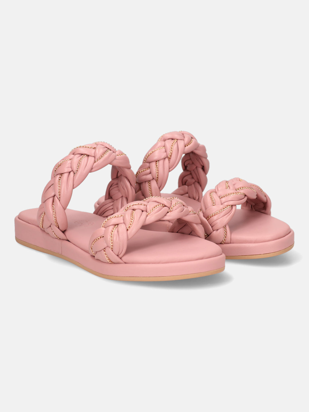 BAGATT  Ravenna Rose Premium Leather Flatform Sandals