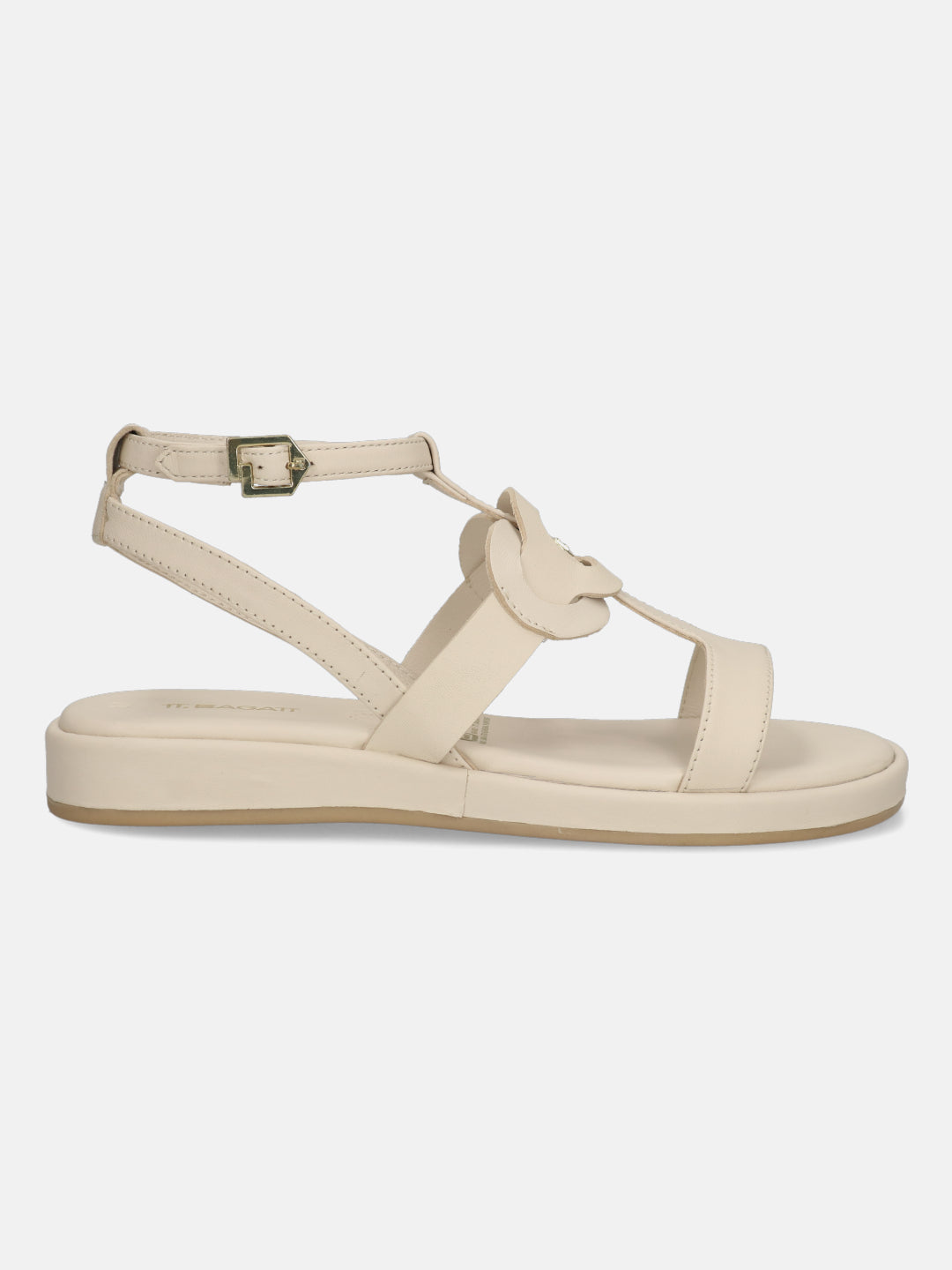 TT.BAGATT Ravenna Beige Premium Leather Ankle Strap