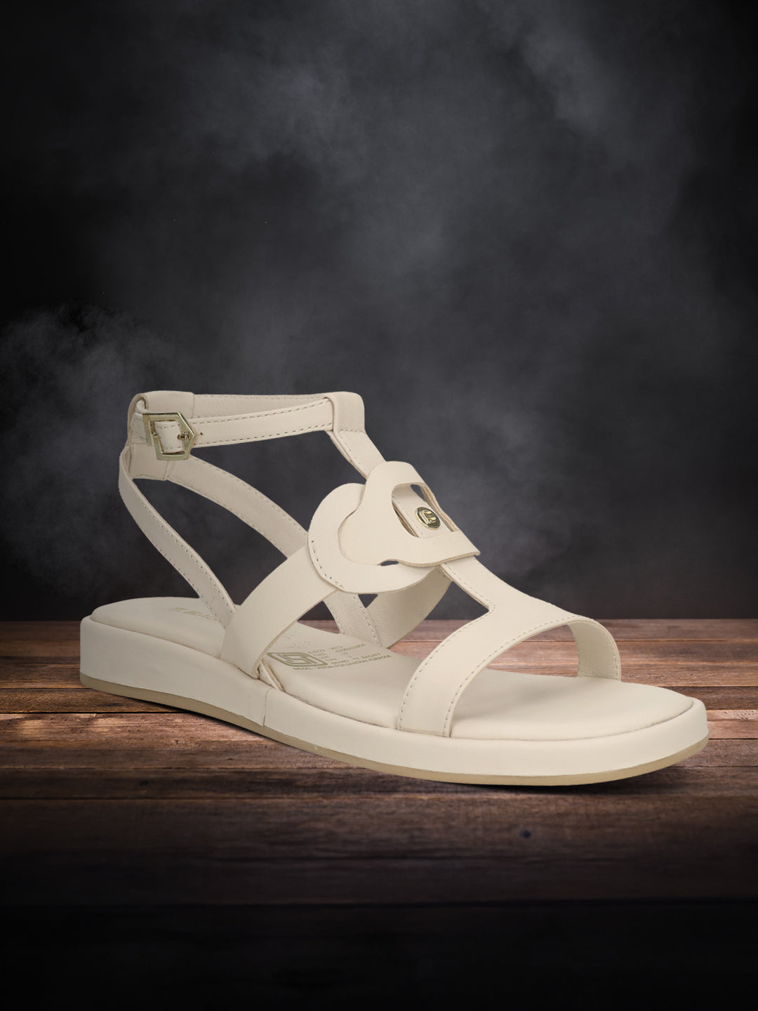 TT.BAGATT Ravenna Beige Premium Leather Ankle Strap