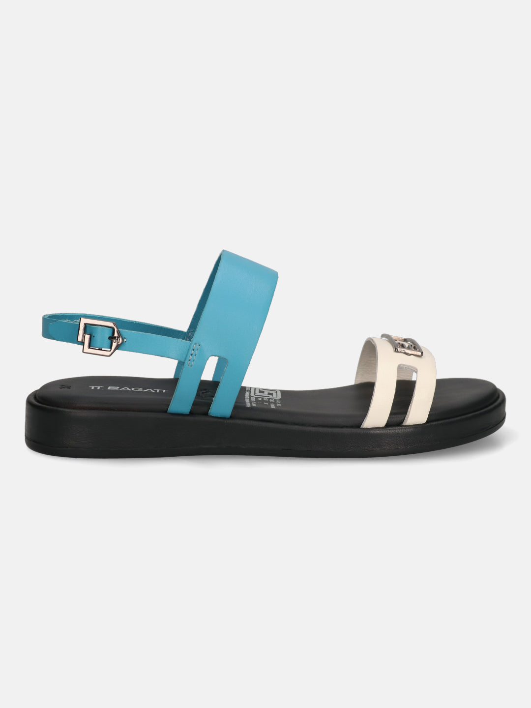 TT.BAGATT Ravenna Blue Premium Leather Slingback