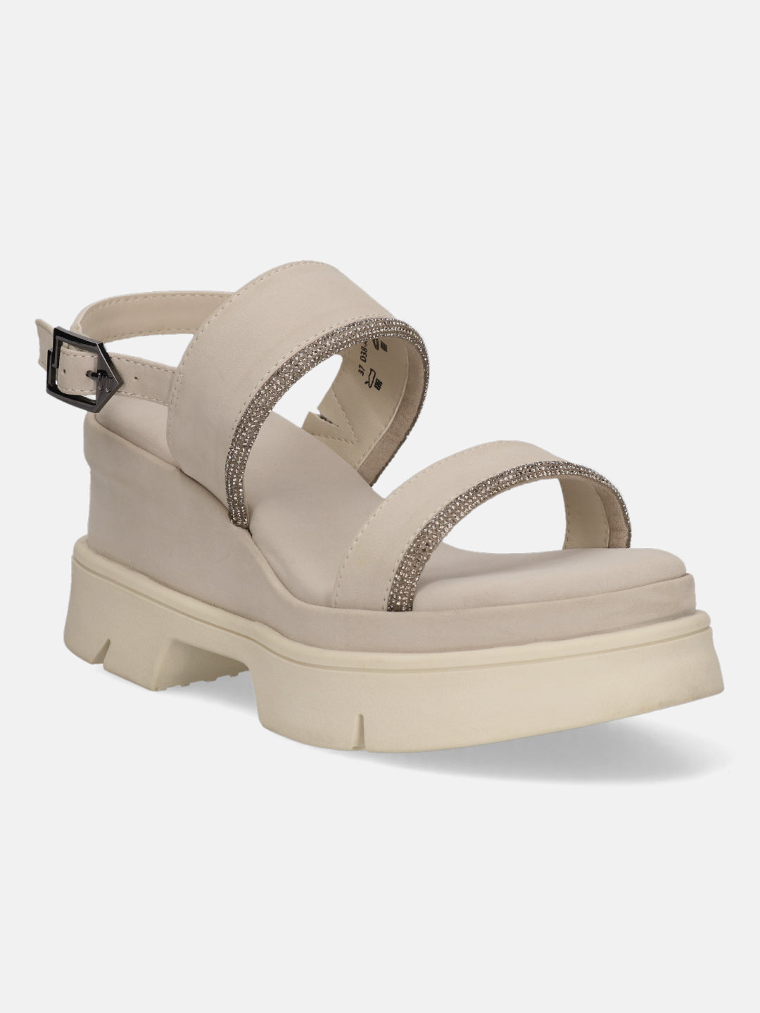 BAGATT Taupe Back Strap Heels