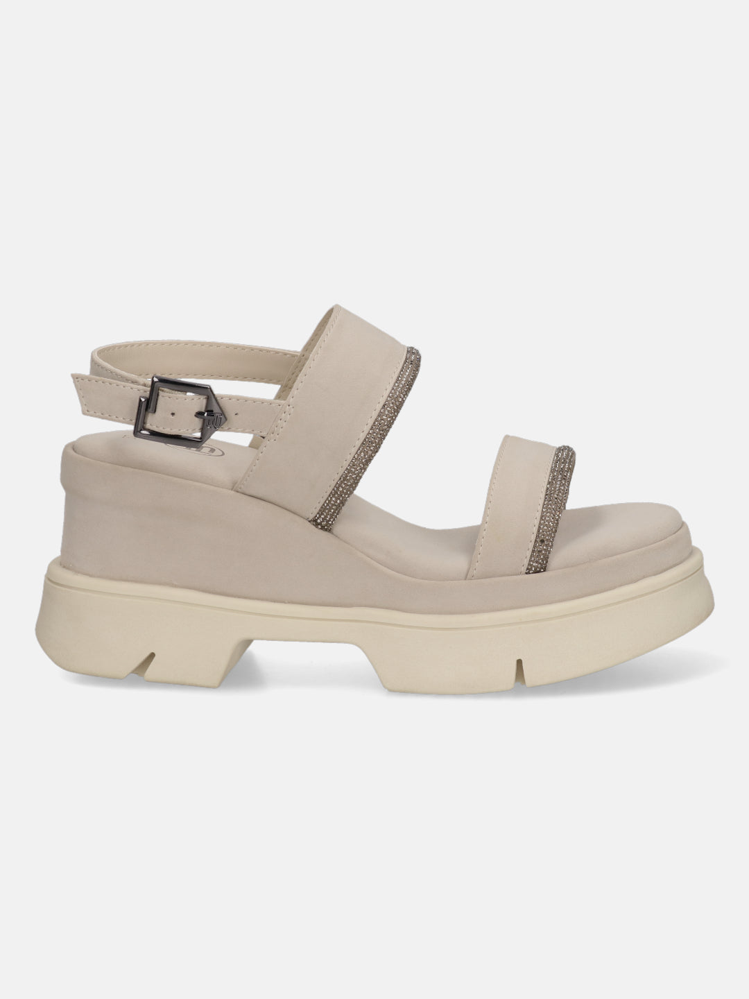 BAGATT Taupe Back Strap Heels