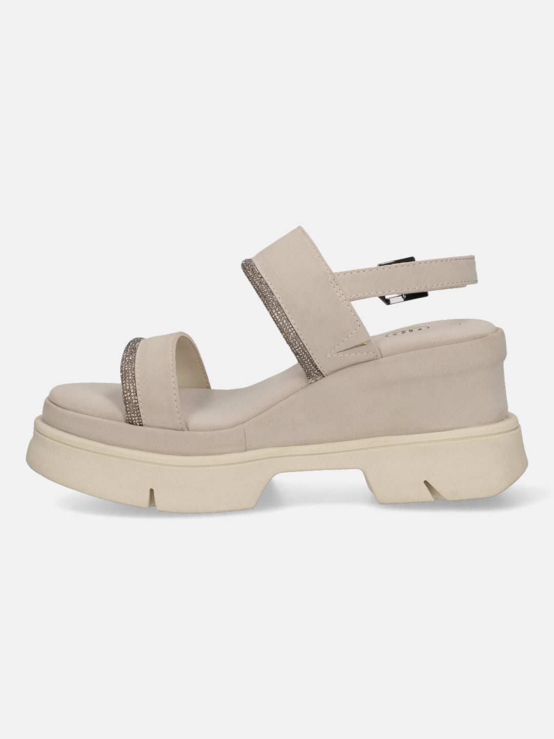 BAGATT Taupe Back Strap Heels