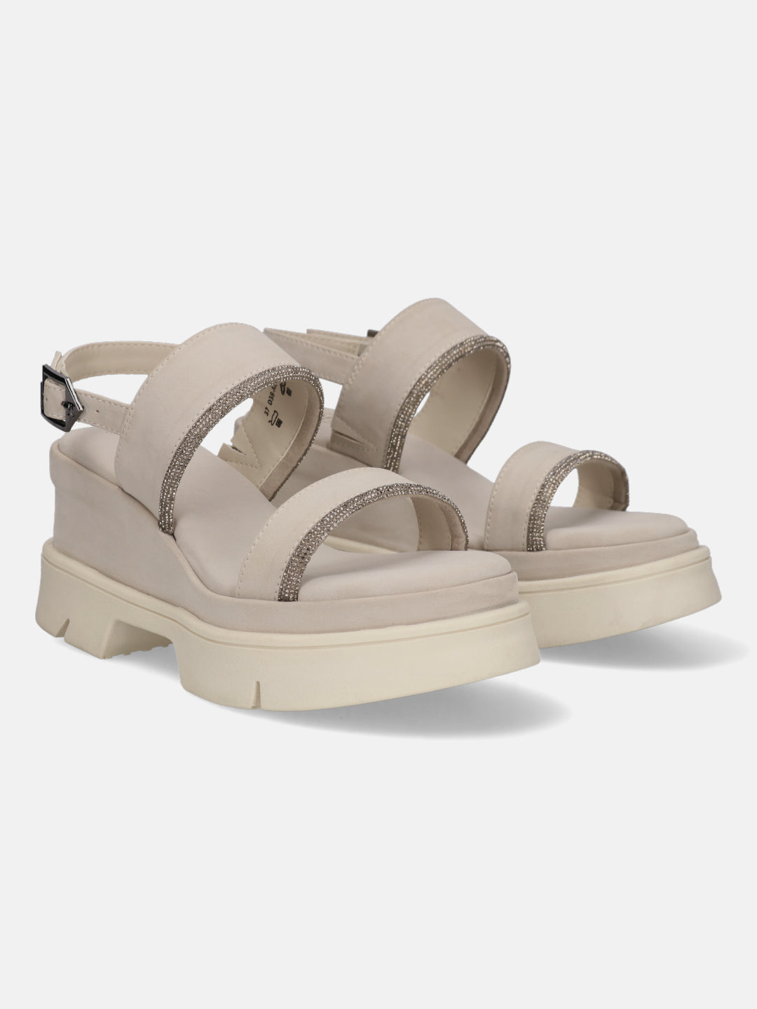 BAGATT Taupe Back Strap Heels