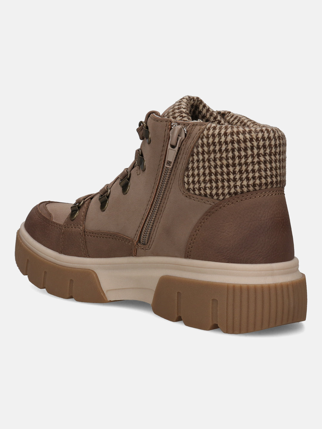 BAGATT Molfetta Taupe High Top Sneakers