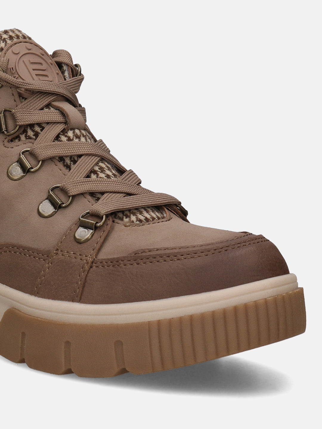BAGATT Molfetta Taupe High Top Sneakers
