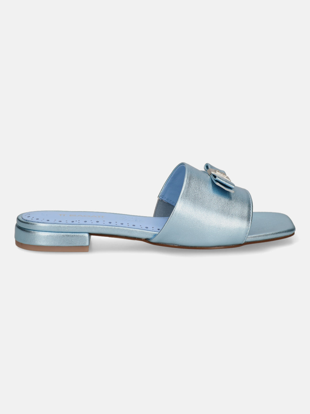 TT.BAGATT Glaze Light Blue Premium Leather Mules