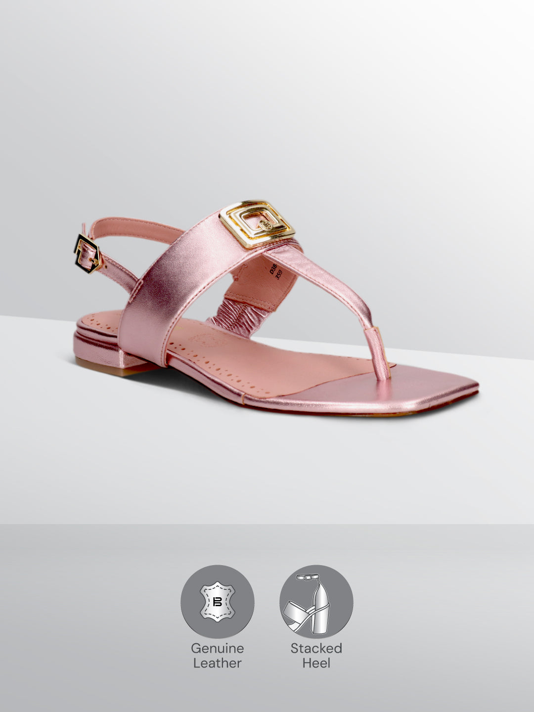 TT.BAGATT Glaze Metallics Premium Leather Slingback