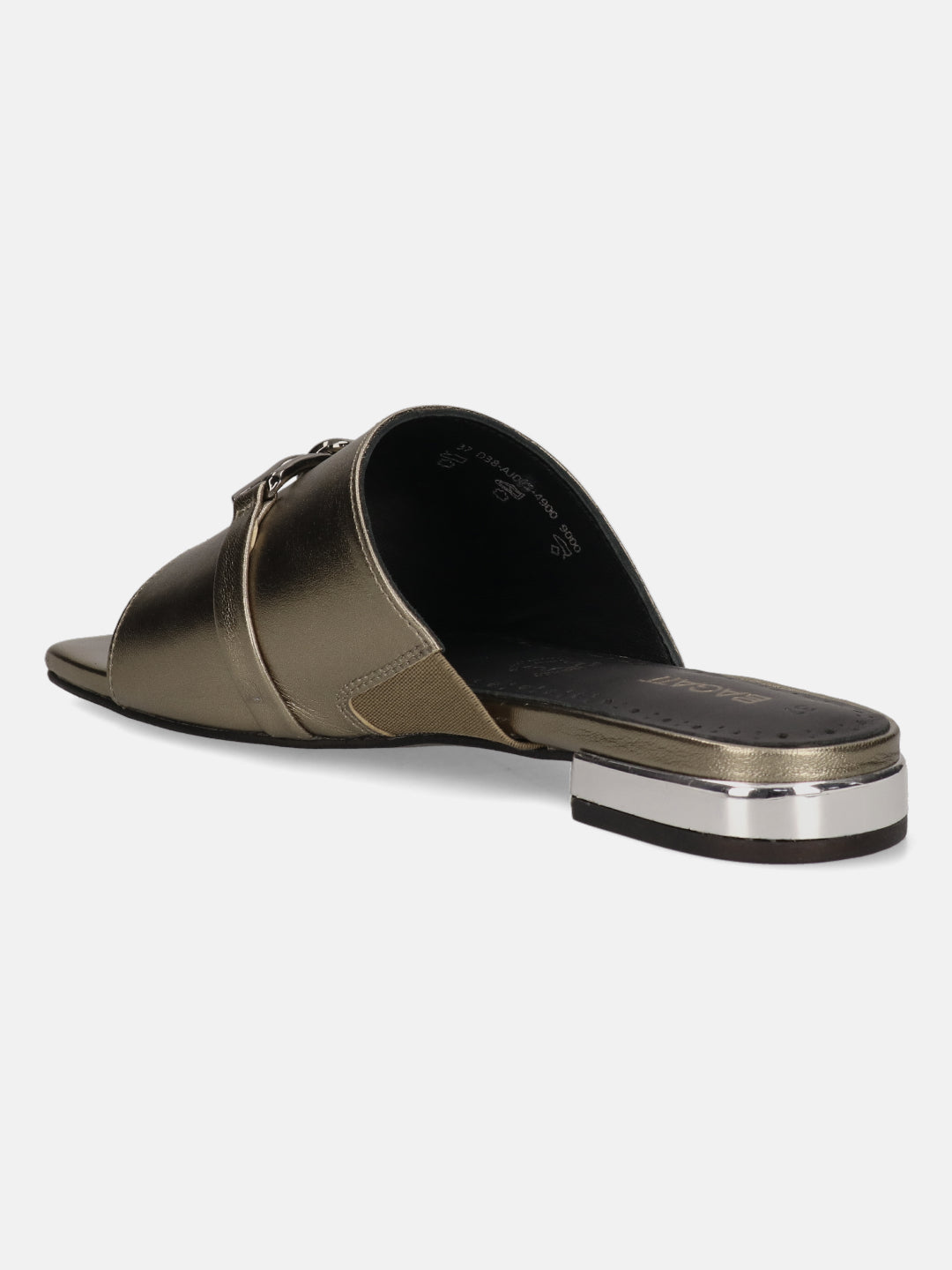 BAGATT Glaze Metallics Premium Leather Flat sandals