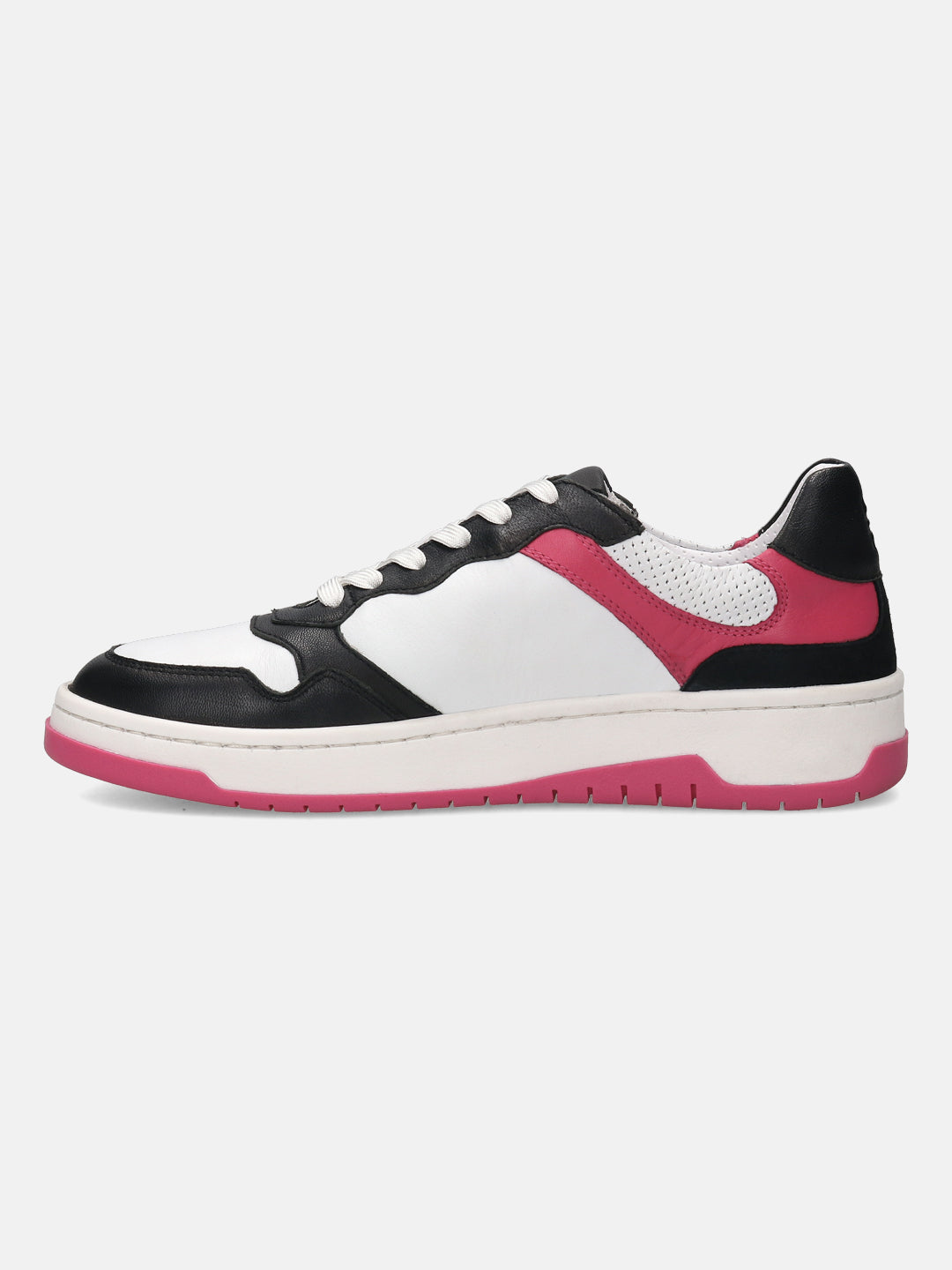 BAGATT Sting Black Premium Leather Mid Top Sneakers