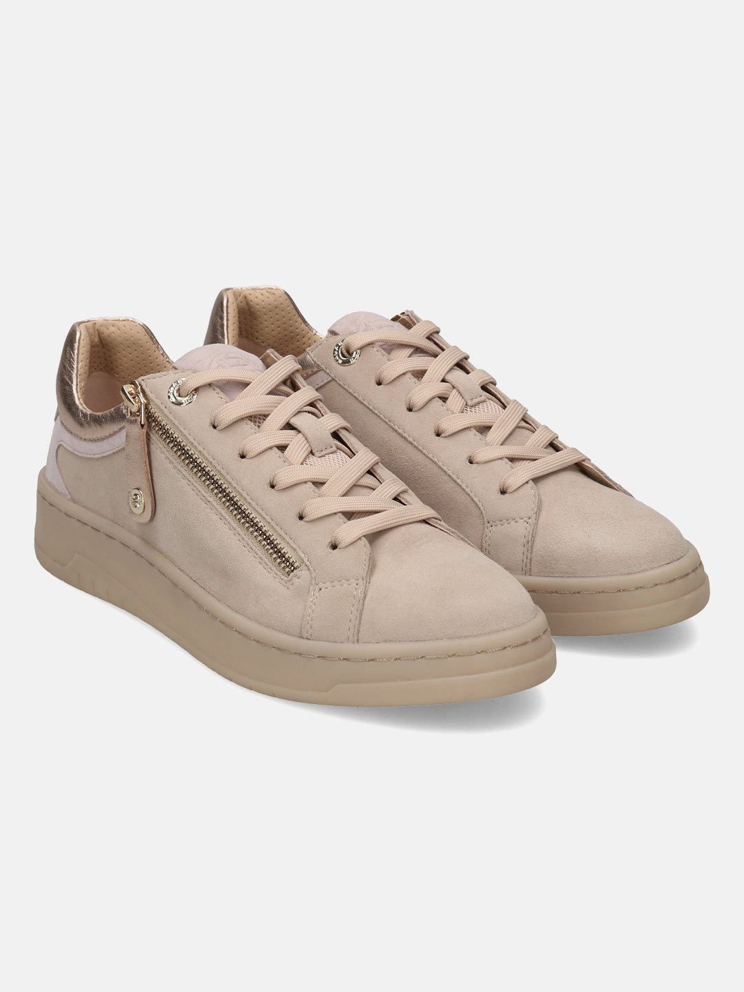 BAGATT Suede Leather Rose Mid Top Sneakers