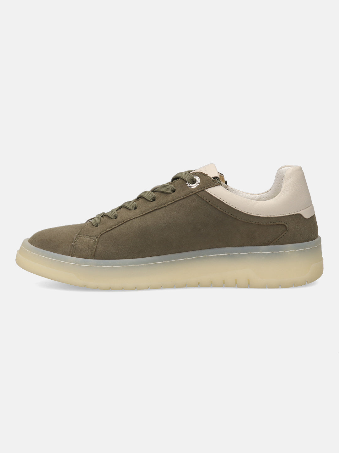 BAGATT Suede Leather Green Mid Top Sneakers