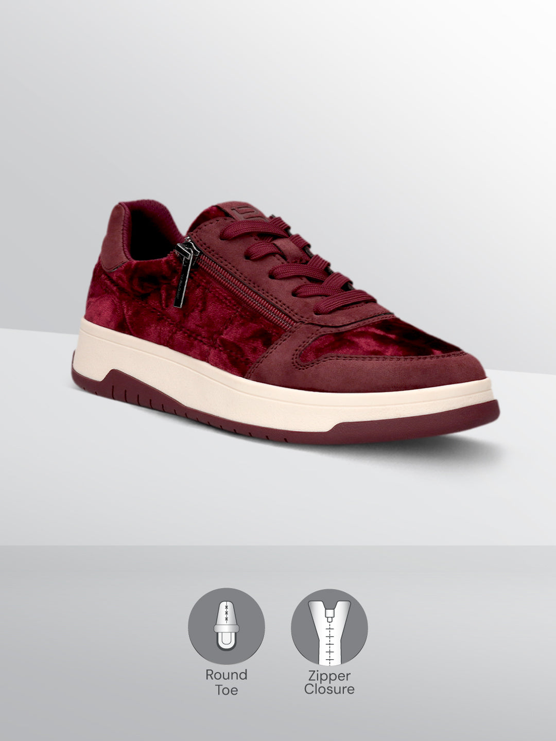 TT.BAGATT Sting Dark Red Sneakers