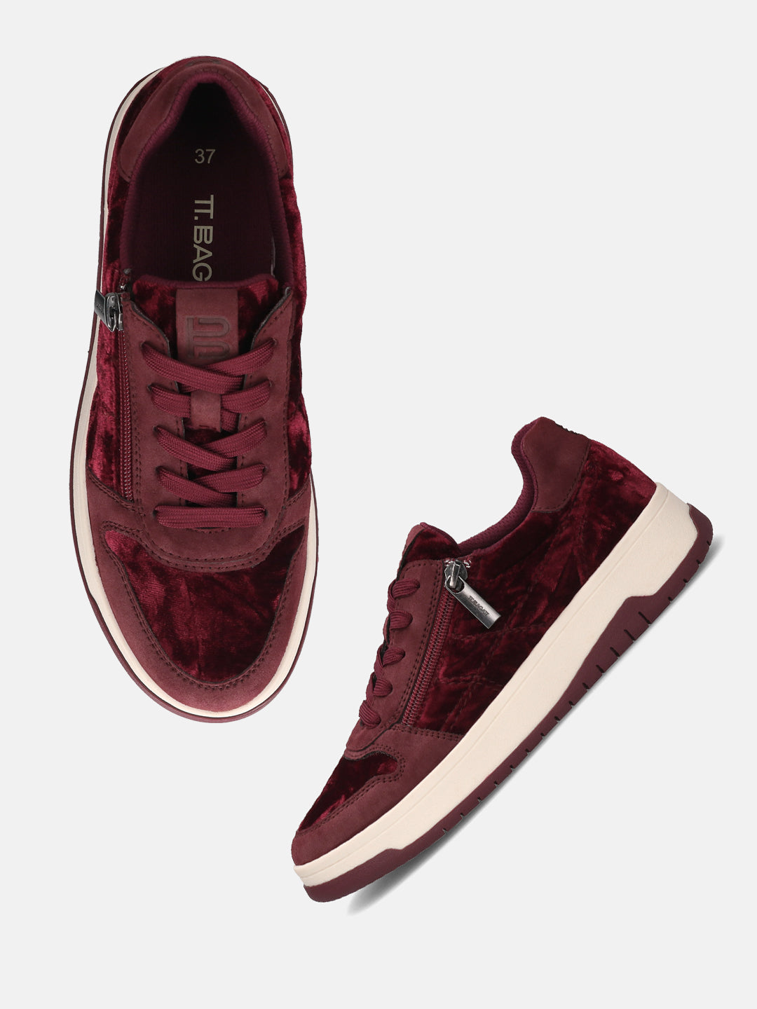 TT.BAGATT Sting Dark Red Sneakers