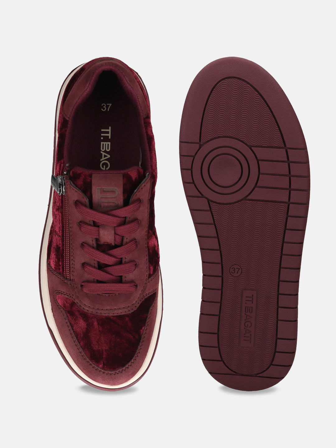 TT.BAGATT Sting Dark Red Sneakers