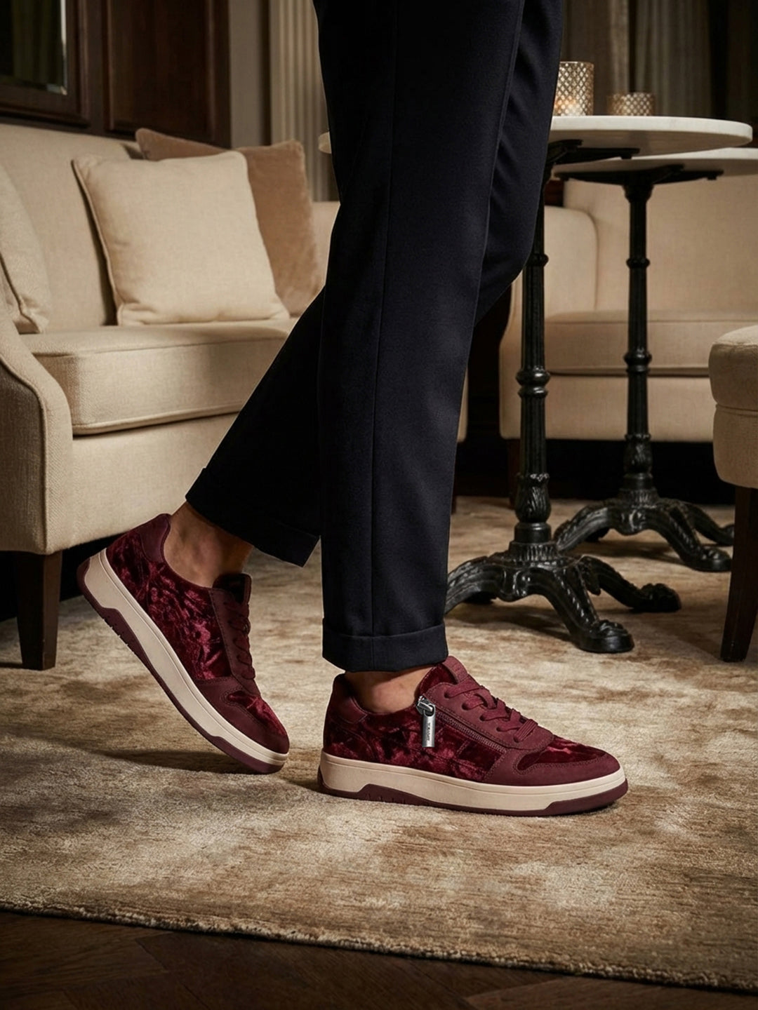 TT.BAGATT Sting Dark Red Sneakers