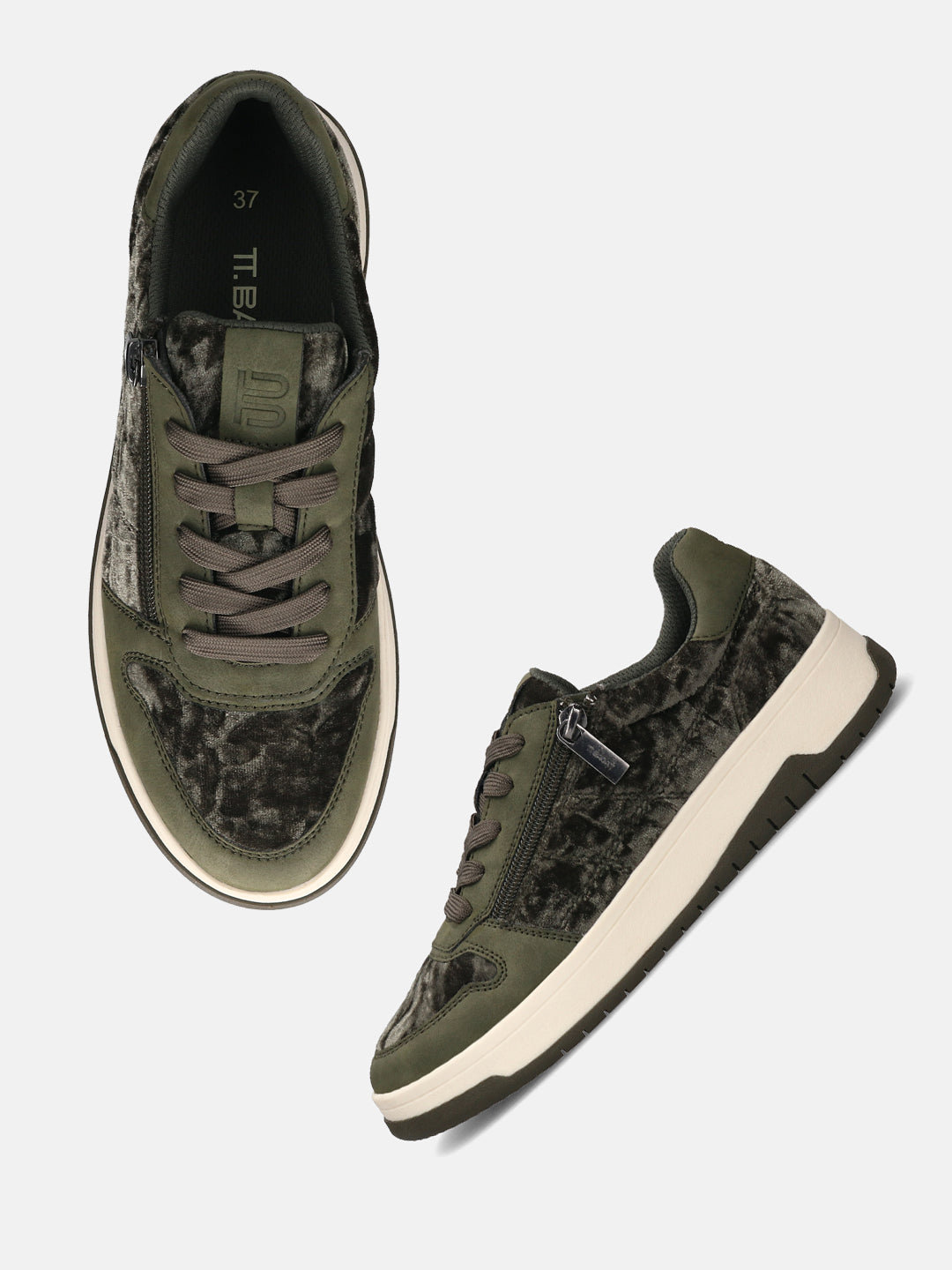TT.BAGATT Sting Dark Green Sneakers