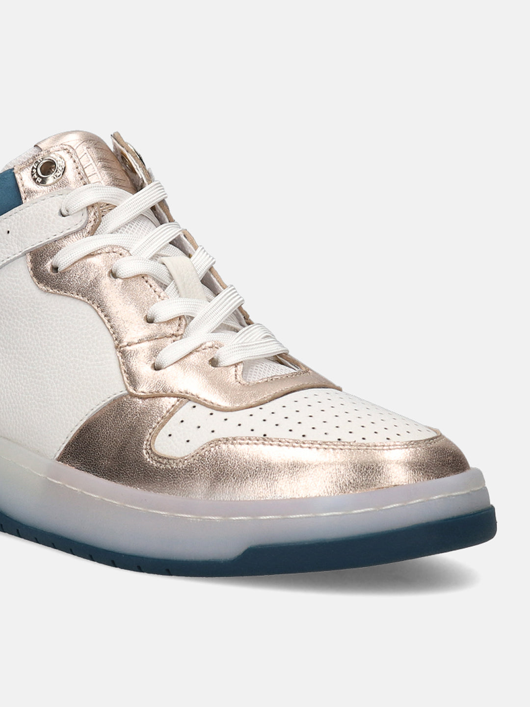 BAGATT Sting White Premium Leather High Top Sneakers