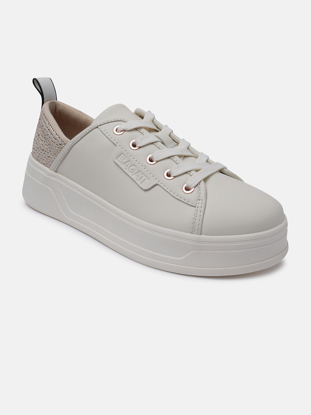 BAGATT Piper Evo Beige Mid Top Sneakers