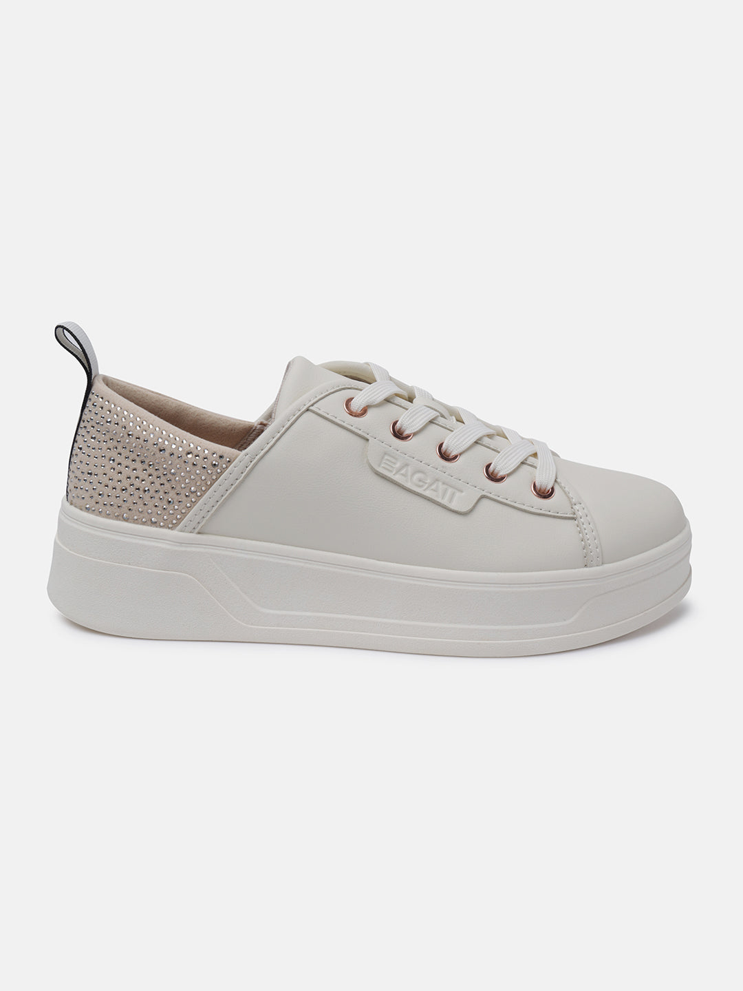 BAGATT Piper Evo Beige Mid Top Sneakers