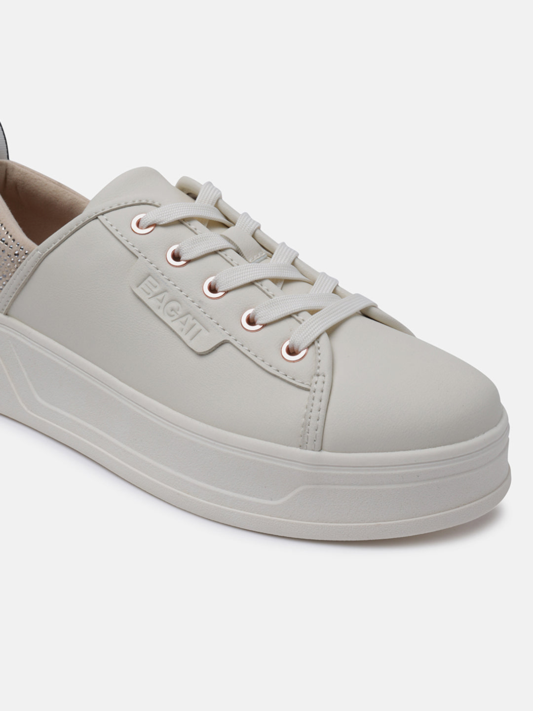 BAGATT Piper Evo Beige Mid Top Sneakers