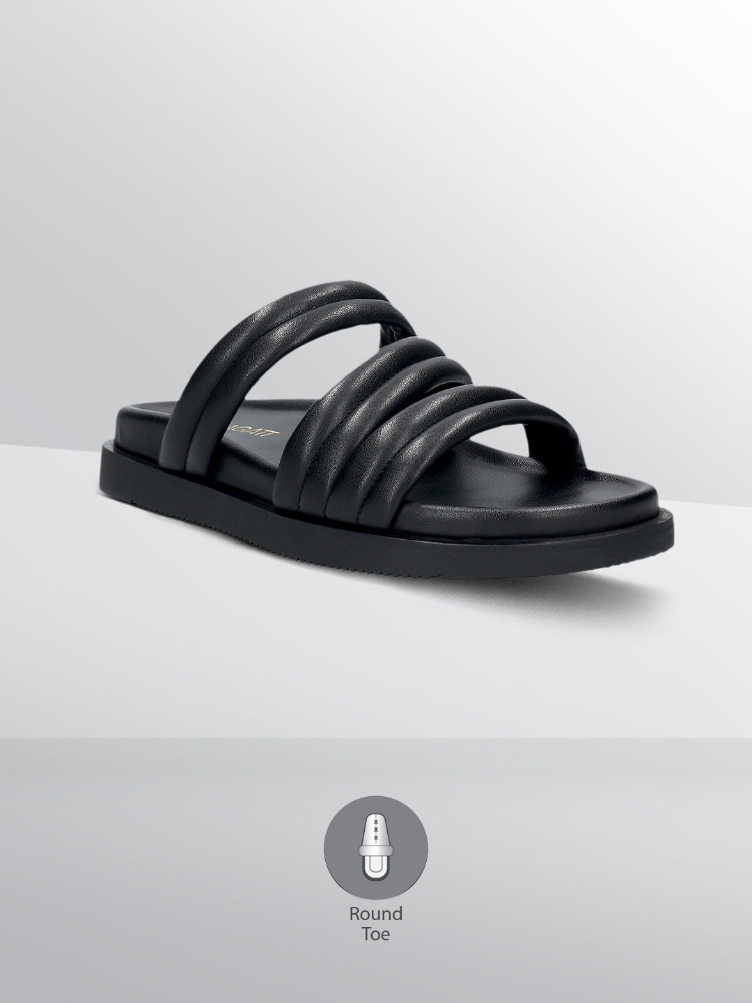 BAGATT Chandra Black Flatform sandals