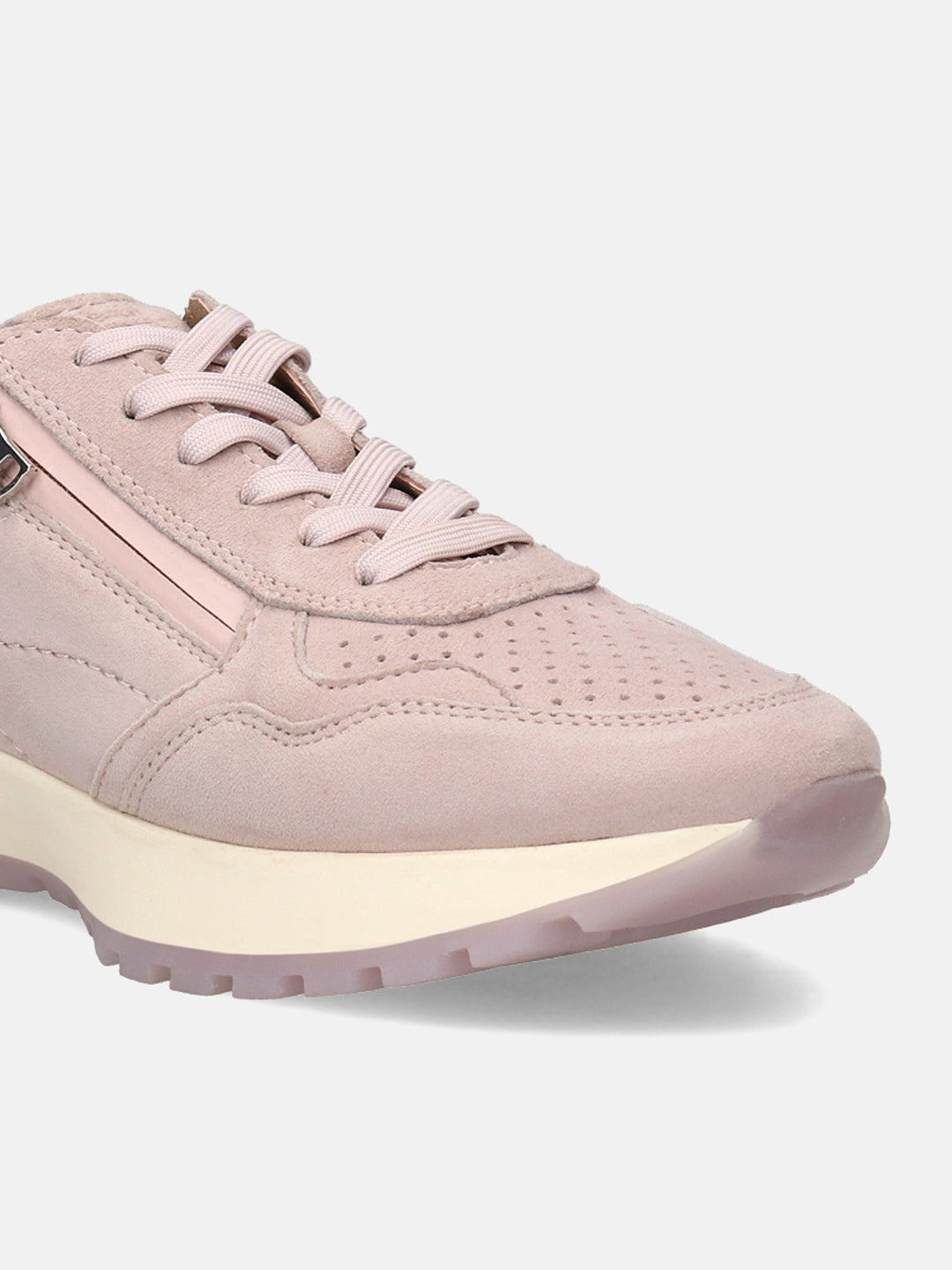 BAGATT Suede Leather Rose Mid Top Sneakers