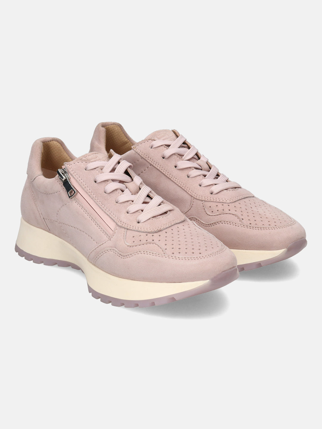 BAGATT Suede Leather Rose Mid Top Sneakers