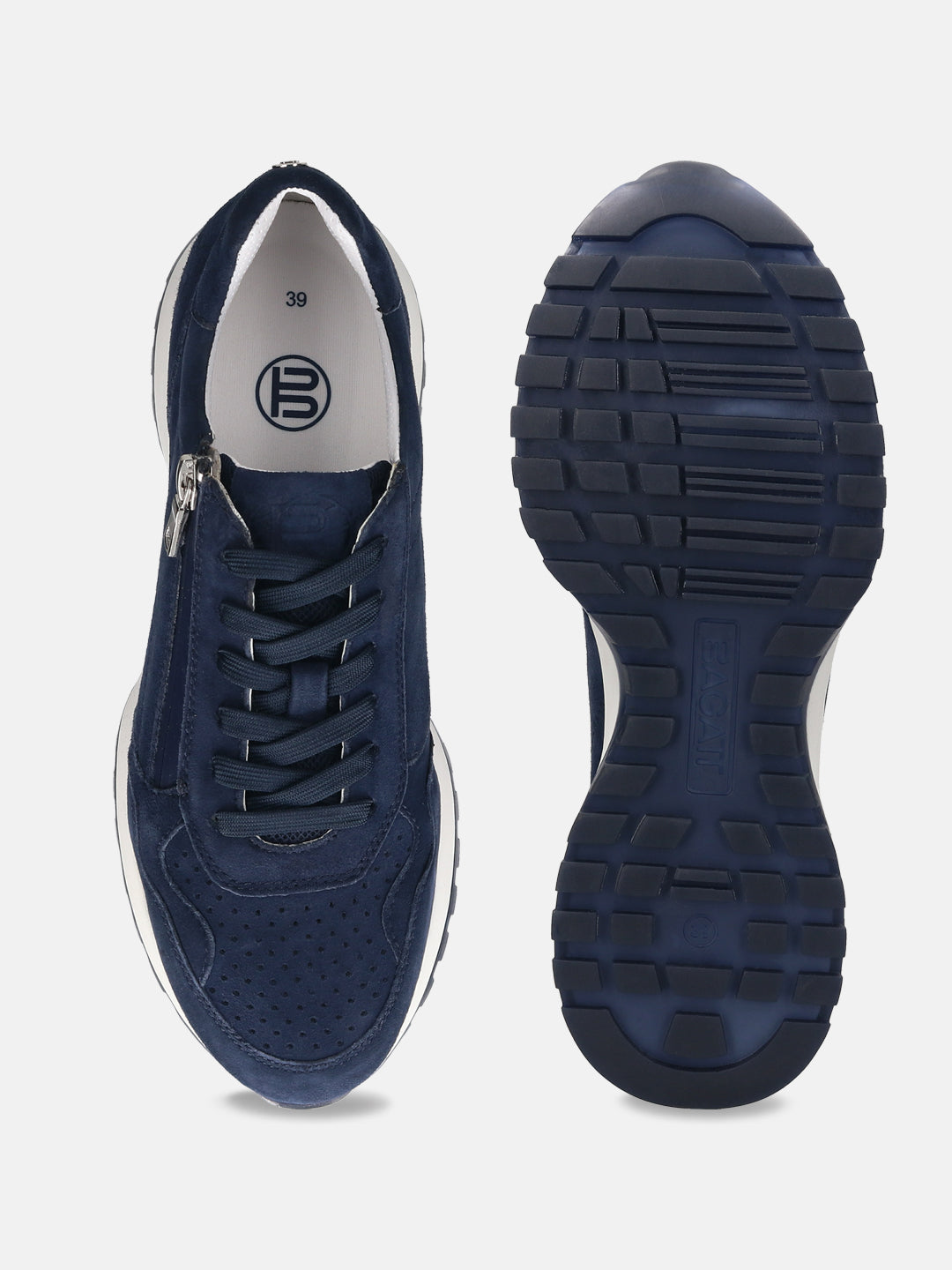 BAGATT Sophie Revo Dark Blue Mid Top Sneakers