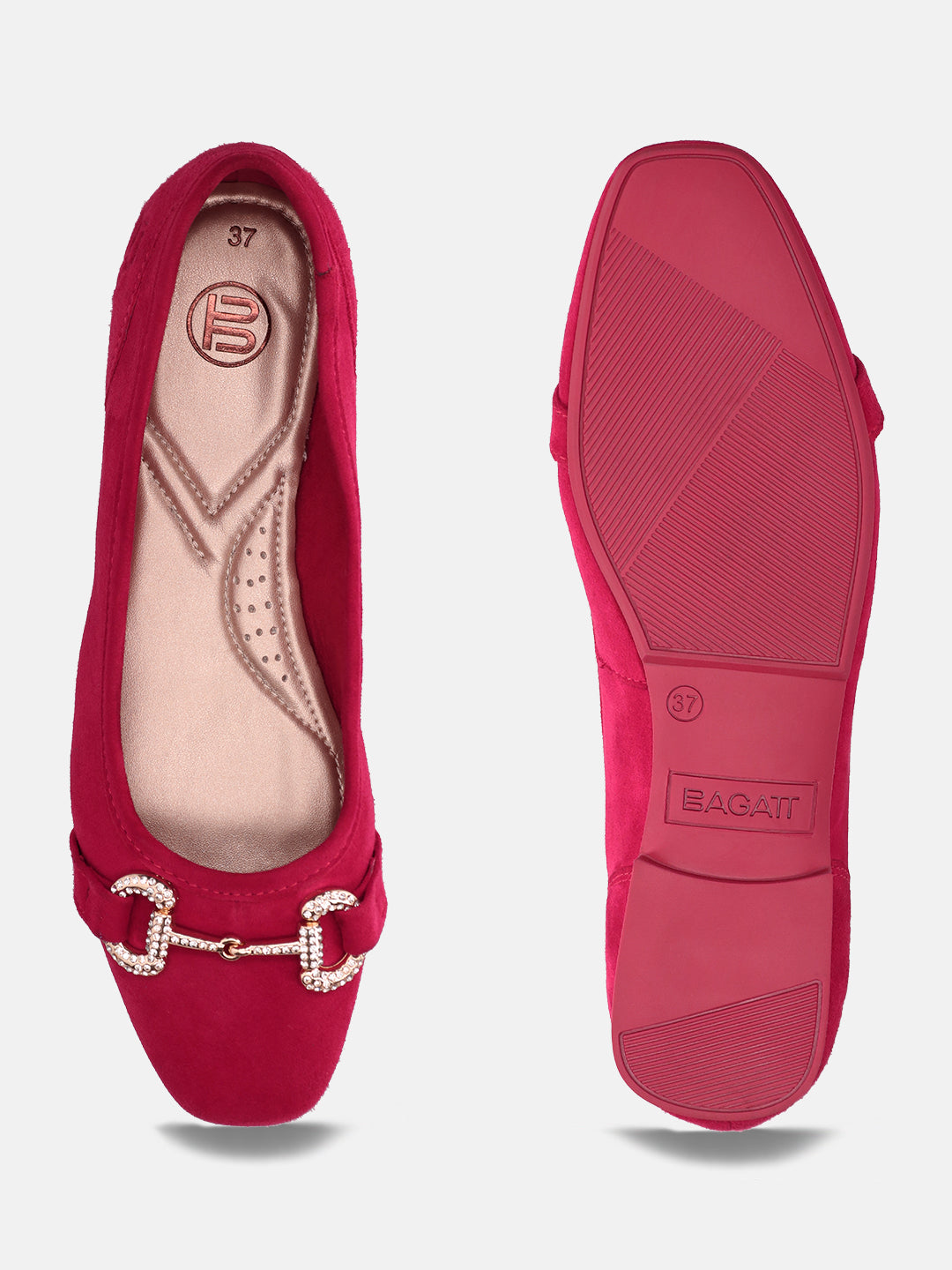 BAGATT Amalia Red Slip-Ons